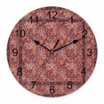 thumbnail image 1 of Wall Clock Spring Flowers Clocks PVC Silent Non-Ticking Battery Operated Decorative Red Retro Floral Bird Round Clock for Home Living Room Kitchen Bedroom Office School Wall Decor 10 Inch, 1 of 9
