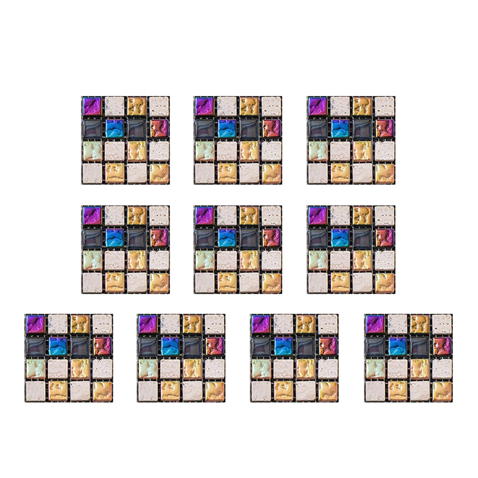 Wall Clock Sticker Giant Rainbow Wall Decal Smart Widgets Wall Stickers