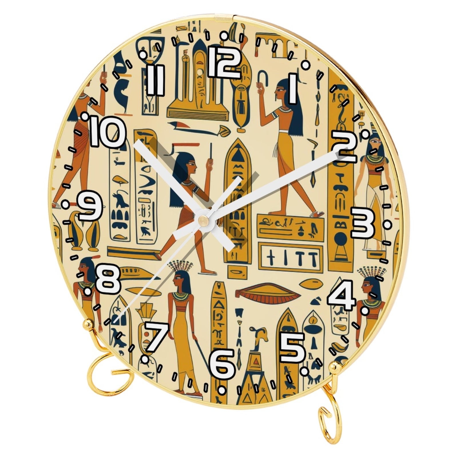 Wall Clocks Battery Operated Modern Clocks Round Silent Clock 9.4 in ...