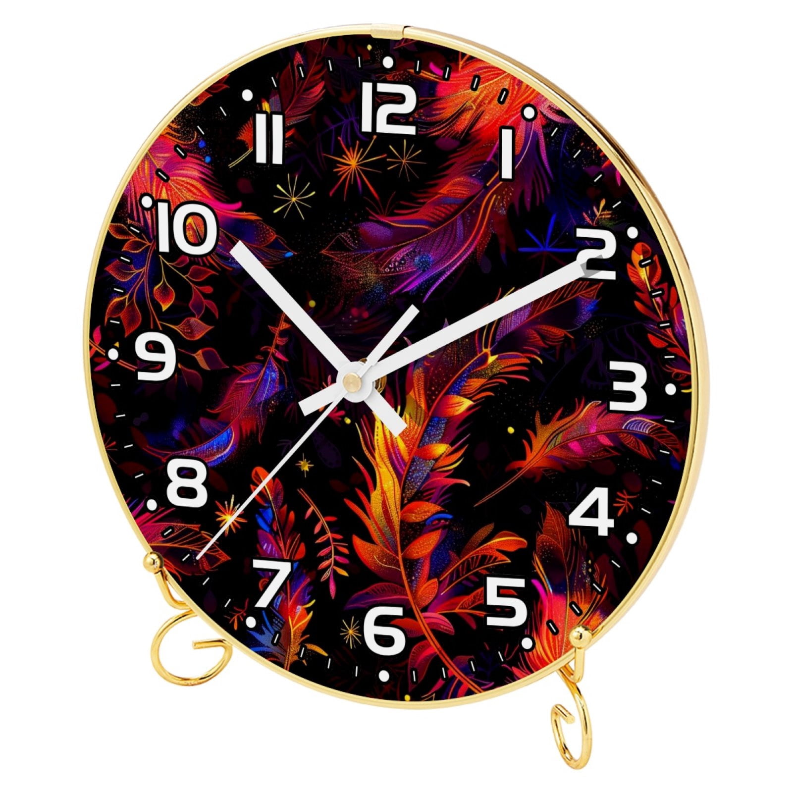 Wall Clocks Battery Operated Modern Clocks Round Silent Clock 9.4 in ...