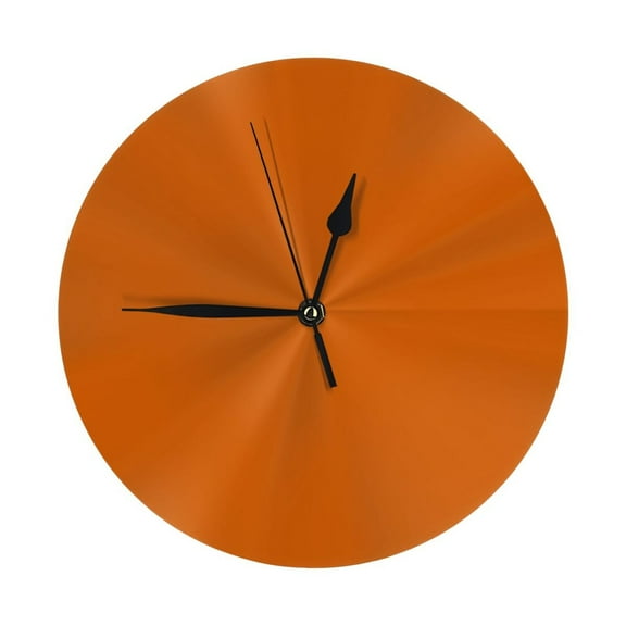 Wall Clocks Burnt Orange Decorative for Living Room Kitchen Home Bedroom