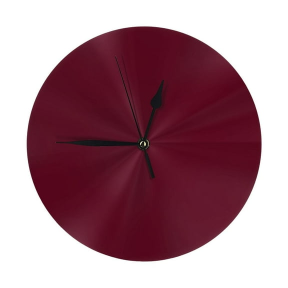 Wall Clocks Dark Scarlet RED Decorative for Living Room Kitchen Home Bedroom