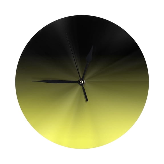 Wall Clocks Laser Lemon fade black Decorative for Living Room Kitchen Home Bedroom