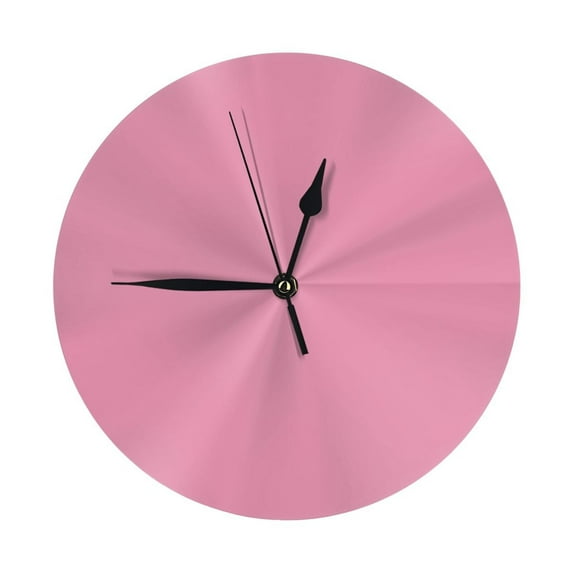 Wall Clocks Light Thulian Pink Decorative for Living Room Kitchen Home Bedroom