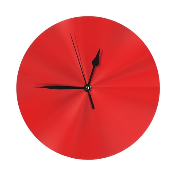 Wall Clocks Red Decorative for Living Room Kitchen Home Bedroom