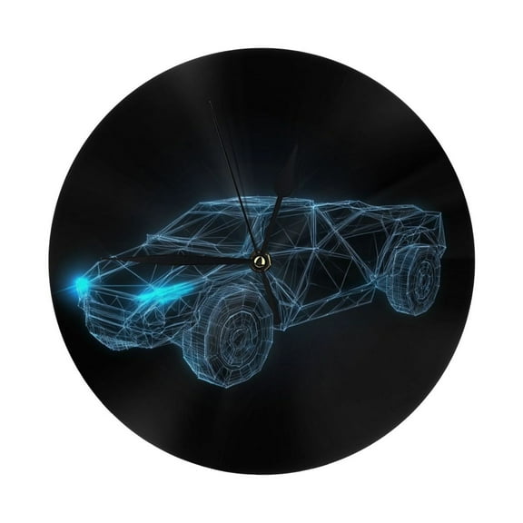 Wall Clocks cyber car Decorative for Living Room Kitchen Home Bedroom