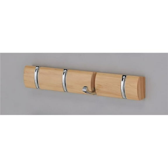Wall Cloth Hanger - Oak, 2 x 14.5 x 1 in.