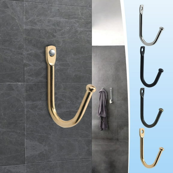 Wall Coat Hook under $5! CQCYD Wall Mounted Coat Hook Single Hook, Practical Wall Hooks for Home, Entryway Coat Rack Hook, Modern Wall Hook for Hallway