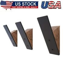 Wall Coat Hook Rack - 3Pcs Black Walnut Wood Black Metal Decorative Hat Hooks for Hanging Coats - Hat Hangers for Wall