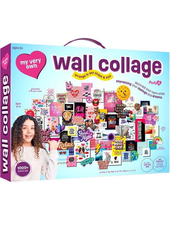 Wall Collage Craft Kit for Teen Girls DIY Art Gift for Ages 1116 Fun Creative Project for Tweens