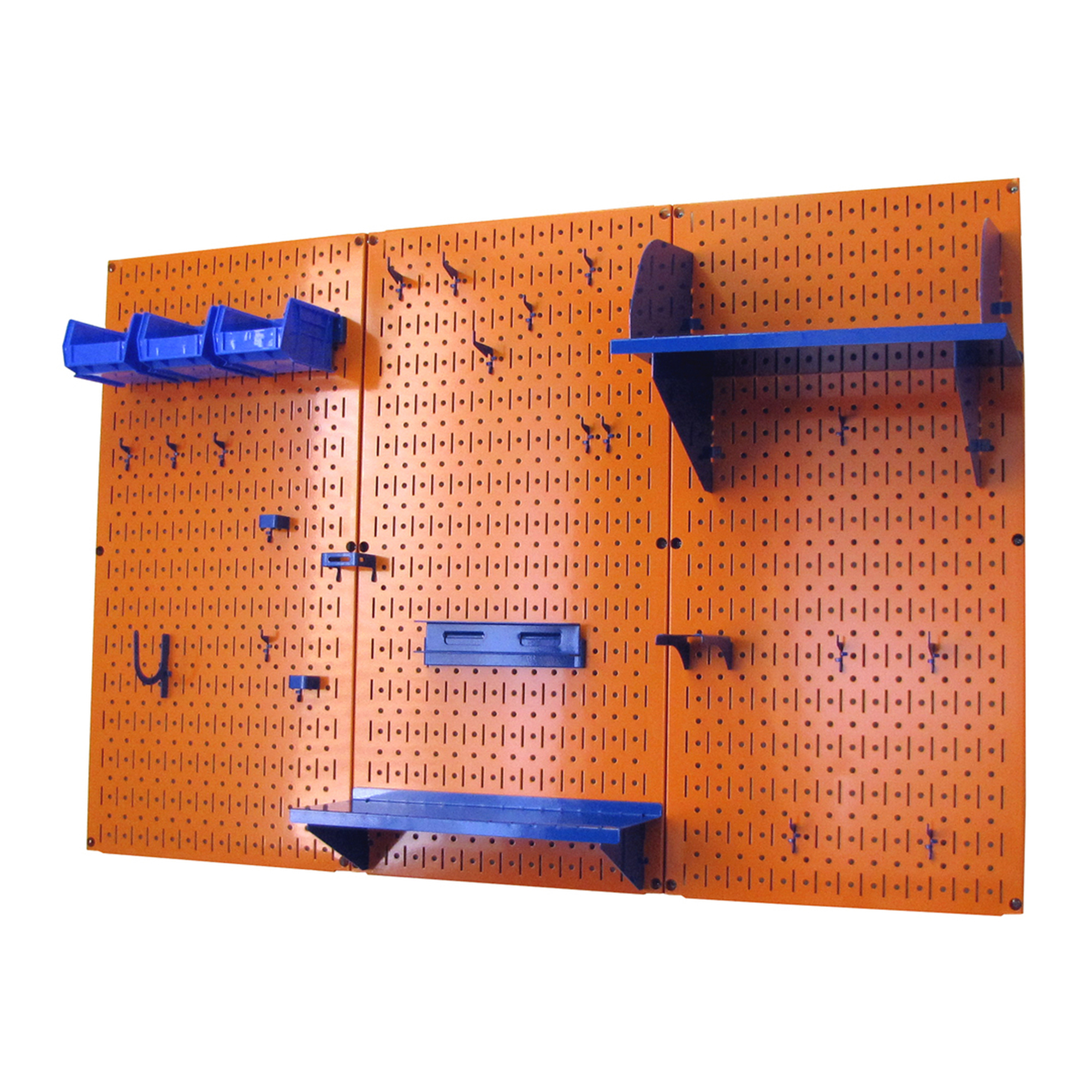 Wall Control Ft Metal Pegboard Standard Tool Organizer for Garage, Orange 