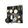 thumbnail image 1 of Wall Control Kitchen Pegboard Organizer Pots and Pans Pegboard Pack Storage and Organization Kit with Black Pegboard and Black Accessories, 1 of 7