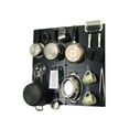 thumbnail image 1 of Wall Control Kitchen Pegboard Organizer Pots and Pans Pegboard Pack Storage and Organization Kit with Black Pegboard and White Accessories, 1 of 7