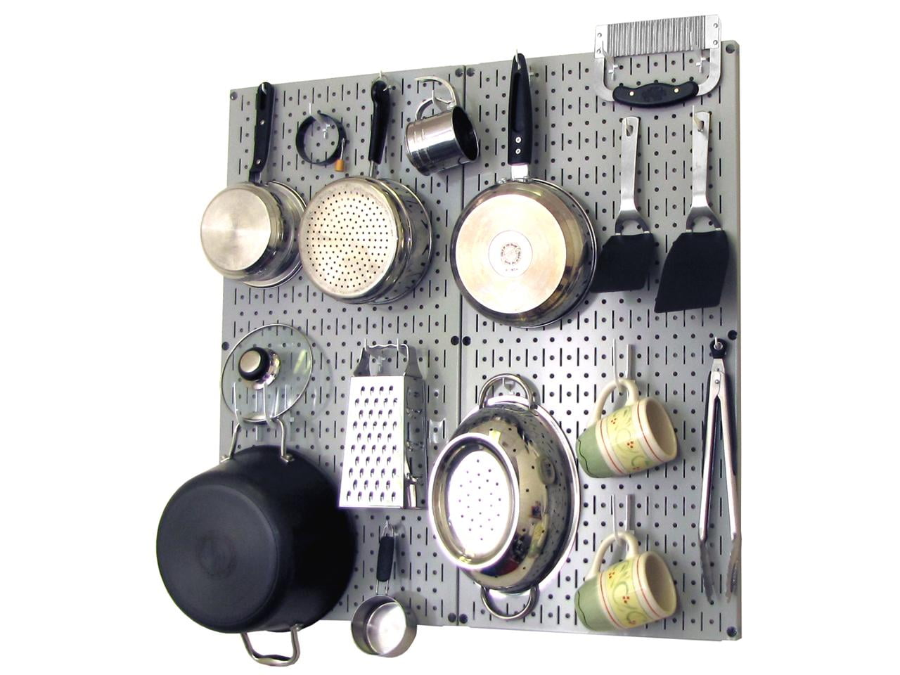 Wall Control Kitchen Pegboard Organizer Pots and Pans Pegboard Pack