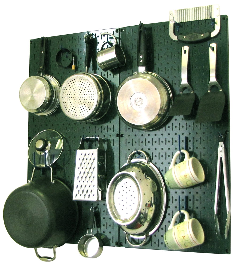 Wall Control Kitchen Pegboard Organizer Pots and Pans Pegboard Pack ...
