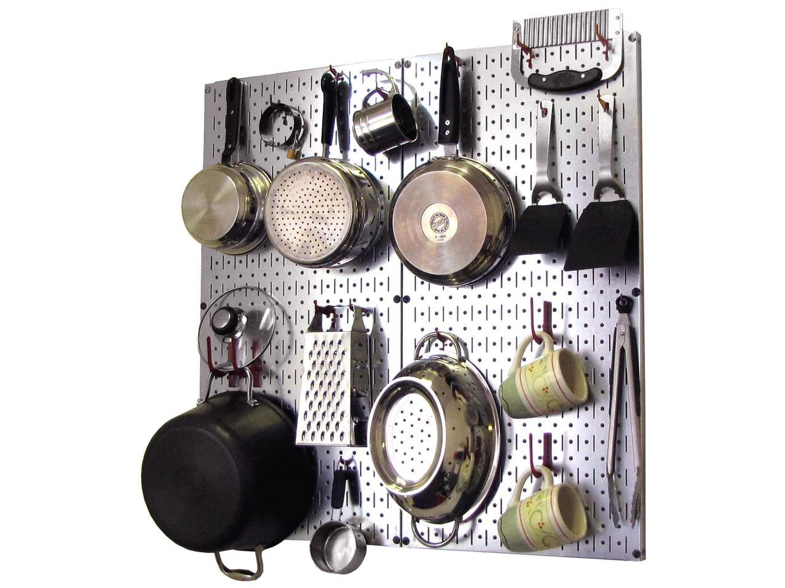 Wall Control Kitchen Pegboard Organizer Pots and Pans Pegboard Pack