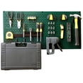 thumbnail image 1 of Wall Control Modular Pegboard Tool Organizer System - Wall-Mounted Metal Peg Board Tool Storage Unit for Pegboard Tiling (Green Pegboard), 1 of 9