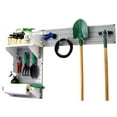 thumbnail image 1 of Wall Control Pegboard Garden Tool Board Organizer with Gray Pegboard and White Accessories, 1 of 7