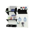 thumbnail image 1 of Wall Control Pegboard Hobby Craft Pegboard Organizer Storage Kit with White Pegboard and Black Accessories, 1 of 7