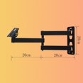 thumbnail image 1 of Wall Corner Mount Metal Black Bracket Long Arm for CCTV Camera Projector Holder, 1 of 7