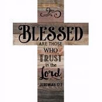 Wall Cross-Blessed-Lath (10 x 13.5)