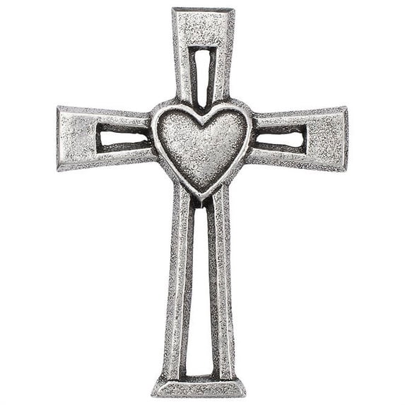 Wall Cross-Heart-Statesmetal (6 )