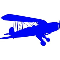 Wall Decal Airplane Plane Boys Room Teady Bear Trains Dino Dinosaurs Tractor Trucks Airplane Holiday Gift Decorating Ideas Sticker - Size: 11 Inches X 23 Inches