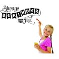 thumbnail image 1 of Wall Decal : Always Be Kinder Than You Feel 12x18 Inches, 1 of 2