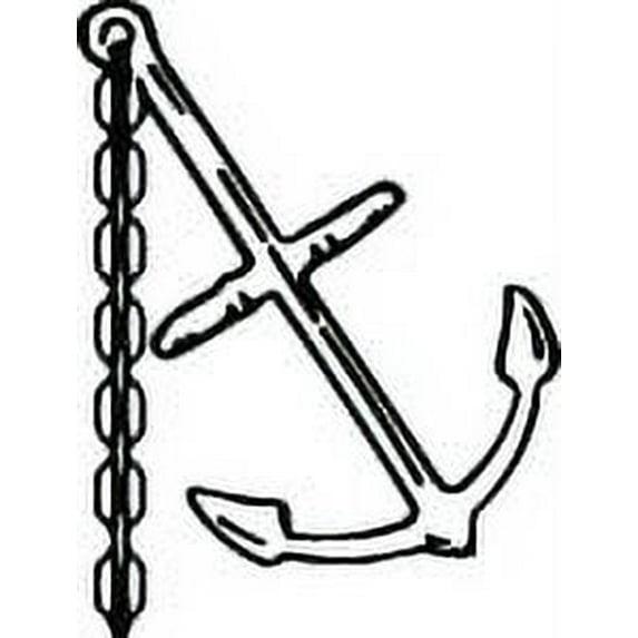 Wall Decal Anchor Sailing Boat Pirate Buccaneer Freebooter Raider Sea Wolf Bones Sword Treasure Chest Holiday Gift Ideas Sticker - Size: 20 Inches X 30 Inches