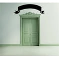 thumbnail image 1 of Wall Decal : Angular Ribbon Design Silhouette 10x20 Inches, 1 of 2
