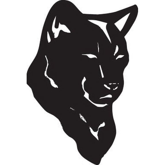 Wall Decal Cat Head Animal Buck Horns Camping Deer Predator Doe Hunting Bow Arrow Bulls Eye Wilderness Camouflage Holiday Gift Ideas Sticker - Size: 28 Inches X 53 Inches