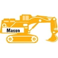 thumbnail image 1 of Wall Decal Construction Digger Truck Equipment Boys Room Teady Bear Trains Dino Dinosaurs Tractor Trucks Airplane Holiday Gift Decorating Ideas Sticker - Size: 12 Inches X 20 Inches, 1 of 3