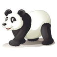 thumbnail image 1 of Wall Decal Cute Panda Crawling Pandas Zoo Africa Lion Safari Jungle Endangered Species Tiger Wilderness Holiday Gift Ideas Personalized Name Sticker - Size: 12 Inches X 20 Inches, 1 of 3