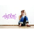 thumbnail image 1 of Wall Decal Dance Your Feet Silly Dancing Inspiration Stimulus Motive Disco Tango Ballerina Calistentics Gymnastic Gym Holiday Gift Decorating Ideas Sticker - Size: 20 Inches X 38 Inches, 1 of 3