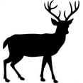 thumbnail image 1 of Wall Decal Deer Hunting Buck Doe Moose Cowboy Cowgirl Rodeo Horse Bull Ster Roper Holiday Gift Decorating Ideas Sticker - Size: 29 Inches X 36 Inches, 1 of 3