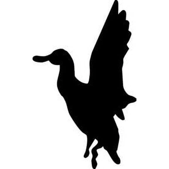 Wall Decal Duck Standing Up Animal Buck Horns Camping Deer Predator Doe Hunting Bow Arrow Bulls Eye Wilderness Camouflage Holiday Gift Ideas Sticker - Size: 36 Inches X 18 Inches