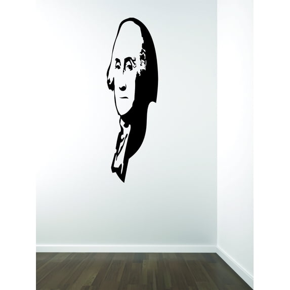 Wall Decal : George Washington 1st U.S. President Silhouette 16x24 Inches
