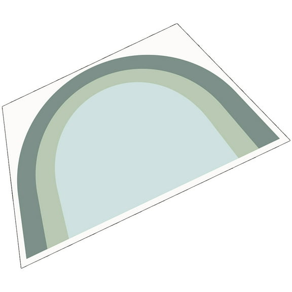 Wall Sticker Headboard Decal Semi Circle Half Waterproof Stickers Paper Round