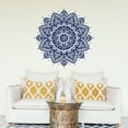 thumbnail image 1 of Wall Decal Mandala Vinyl Sticker Decals Lotus Flower Home Decor Boho Bohemian Bedroom Art Ornament Moroccan Pattern Namaste Yoga Studio, 1 of 1