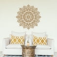 thumbnail image 1 of Wall Decal Mandala Vinyl Sticker Decals Lotus Flower Home Decor Boho Bohemian Bedroom Ornament Moroccan Pattern Namaste Yoga Studio, 1 of 1