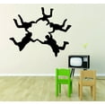thumbnail image 1 of Wall Decal : Men Formation Skydiving Team Circle 12x12 Inches, 1 of 2
