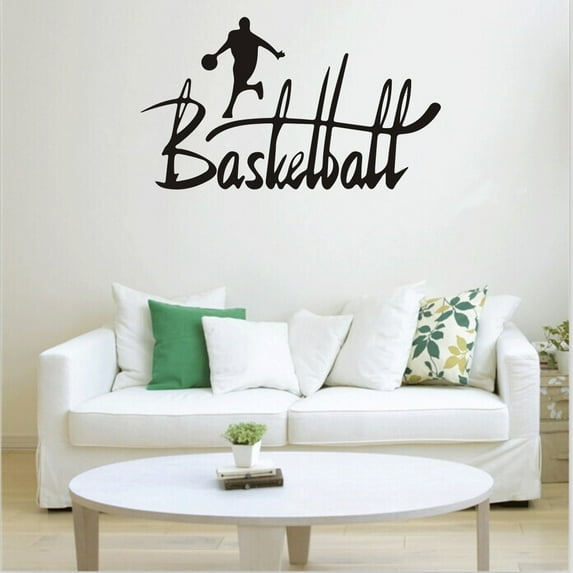 Wall Decal-Removable Basketball Sport Room Vinyl Sticker,Home Art Mural Decor Safeglitz