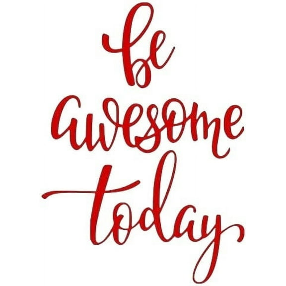 Wall Decal Sticker - Decal Inspirational Quote, Encouraging Quote, Bathroom Decal, Children's Decal, Closet Decal, Sticker, Vanity Decal, (13" x 20") (Black)