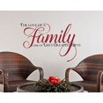 thumbnail image 1 of Wall Decal The Love of Family One of Life's Greatest gifts Wall Decals Vinyl Stickers, 23x16, Black & Red, 1 of 4