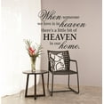 thumbnail image 1 of Custom Decals When Someone We Love Is In Heaven There's A Little Bit Ofheaven In Our Home. Memorial Quote 16x24", 1 of 2