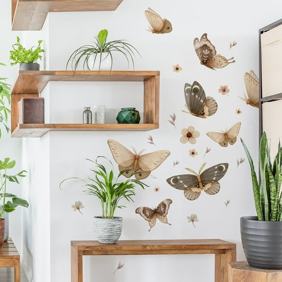 Wall Decals Wall Sticker Boho Fly Peel And Stick Wall Sticker Transparent Self-Adhesive Art Wall Sticker Bedroom Home Decor 50% 0ff Clearance!