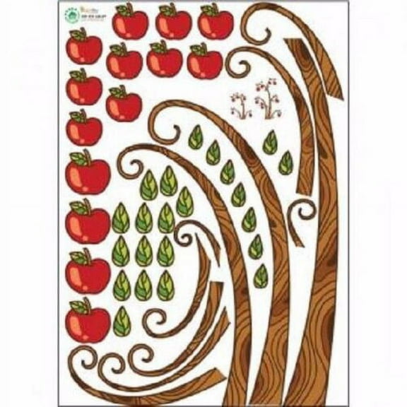 Wall Deco Sticker APPLE TREE 252-ECO018 - M