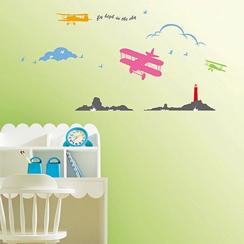 Wall Deco Sticker BLUE SKY 241-DECOMI101 - Walmart.com