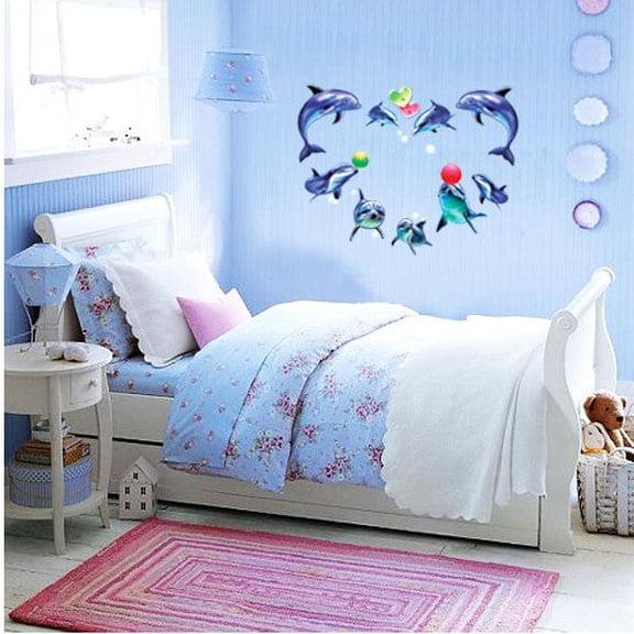 Wall Deco Sticker DOLPHINS 304-ECO002