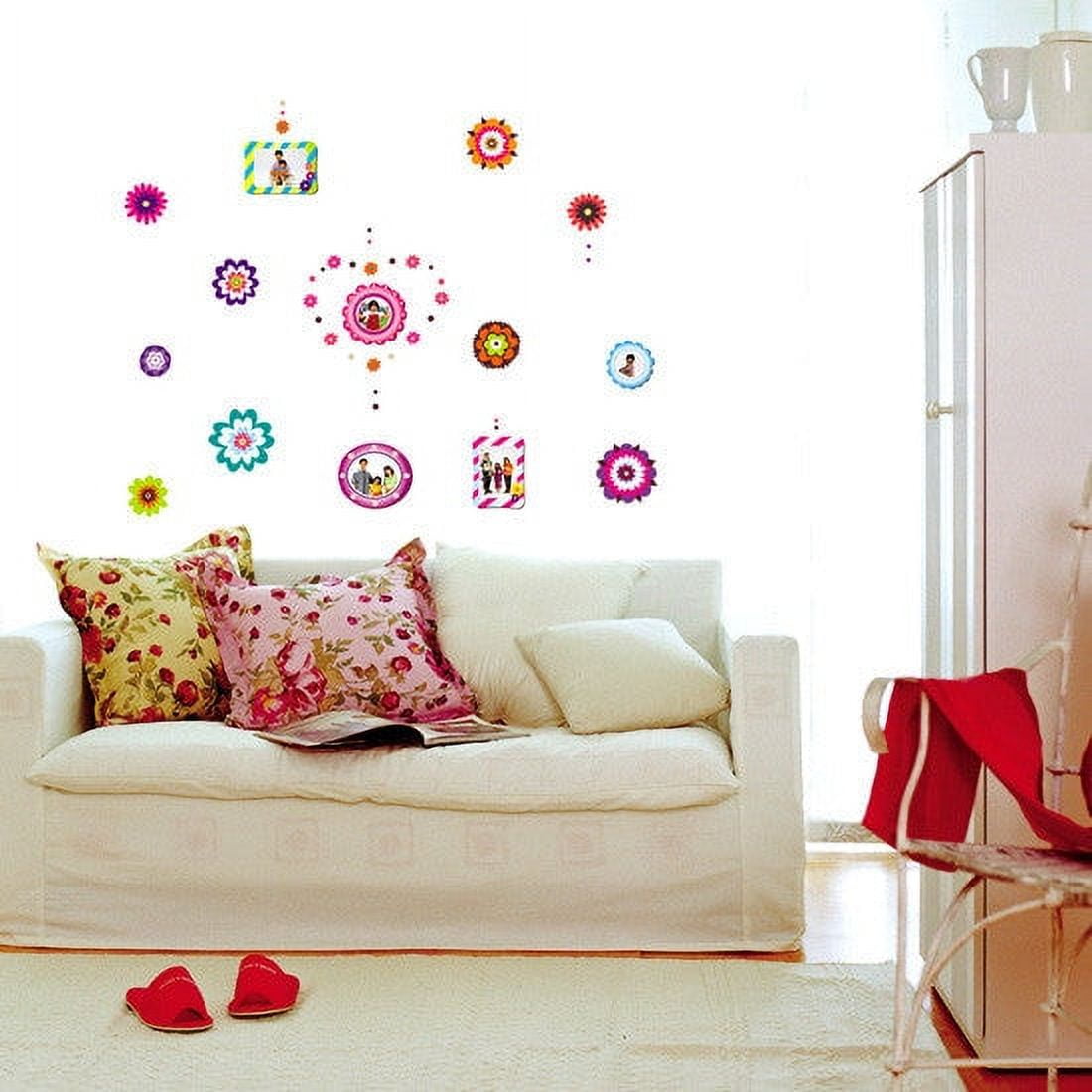 Wall Deco Sticker FLOWER FRAME 85-PS58058 - Walmart.com